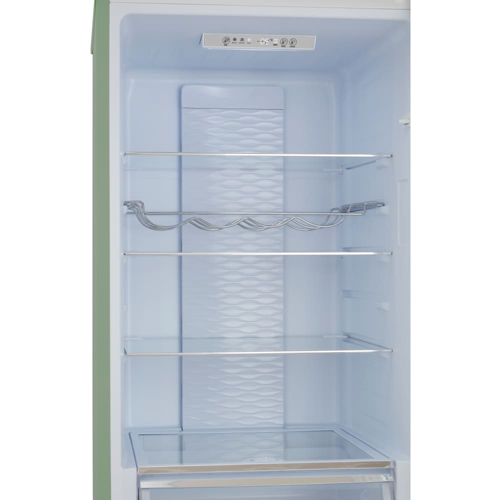 330L Retro Frost Free Fridge Freezer, 60/40, Green - CDA Florence Meadow - London Houseware - 10