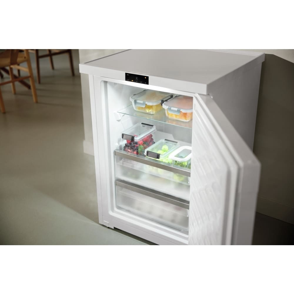 107L Static Under Counter Freezer, White - Miele F 4001 D - Naamaste London Homewares - 8