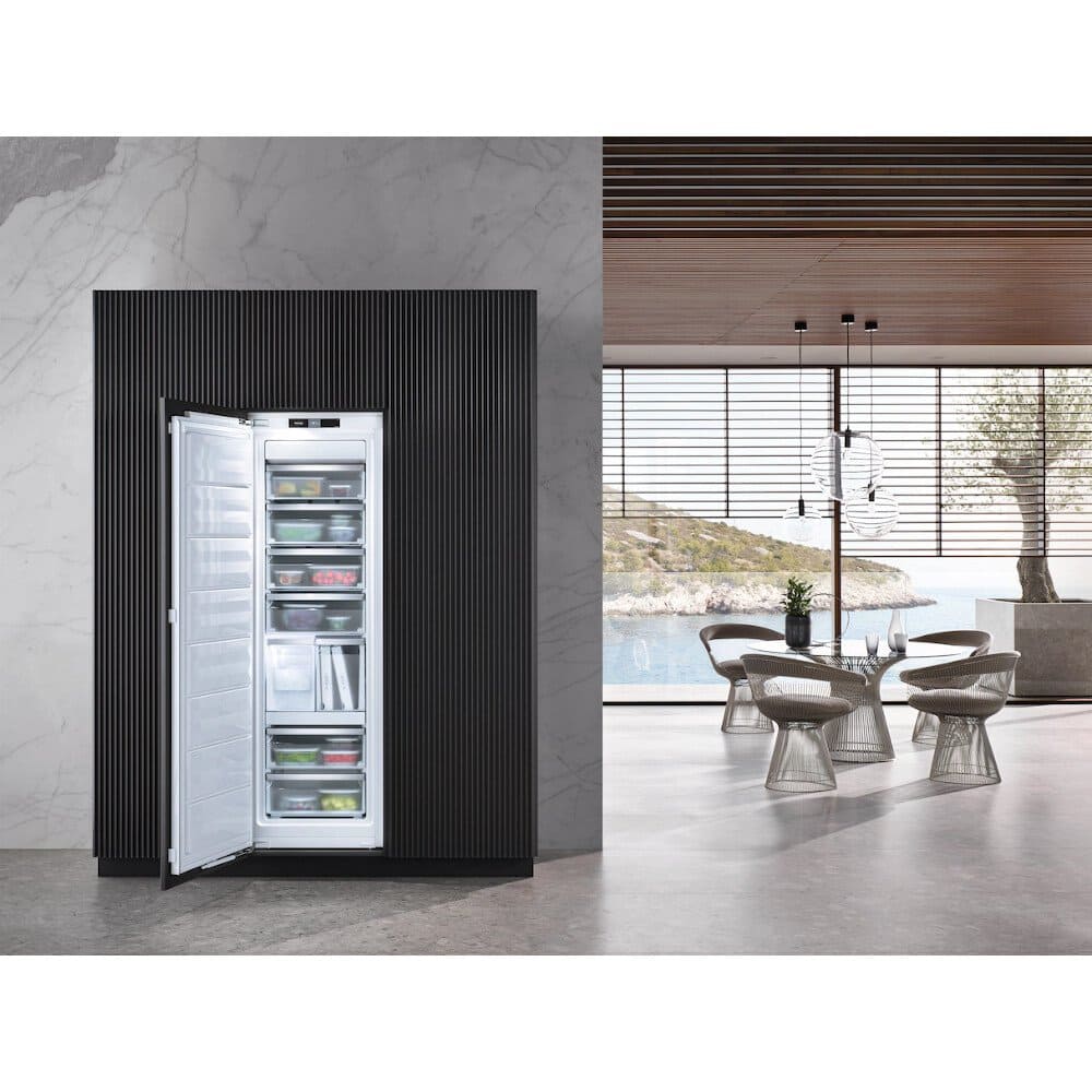 213L Frost Free Built-In Freezer, Fixed Hinge, White - Miele FNS7794E - London Houseware - 6