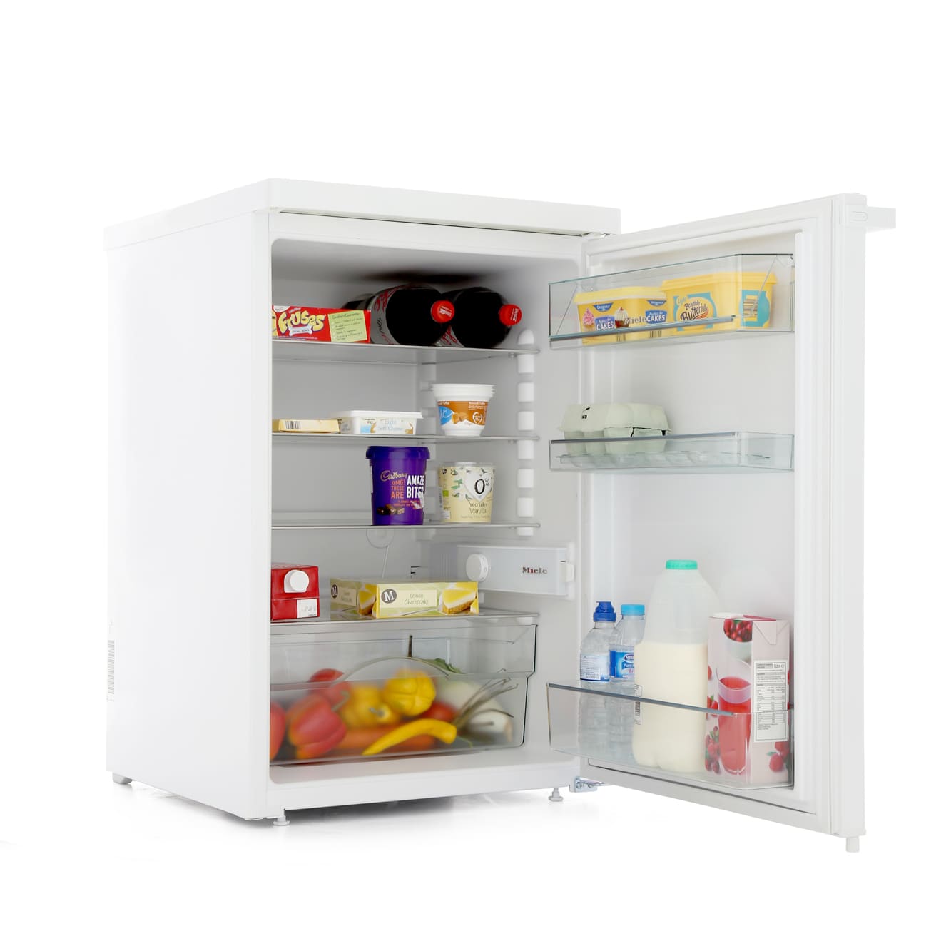 55cm Larder Under Counter Fridge, White - Miele K12010S-2 - London Houseware - 7