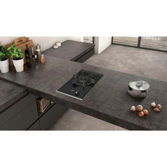 90cm Domino Neff Gas Hob Single Burner, Black on Glass - N23TS19N0 N90 - Naamaste London Homewares - 4