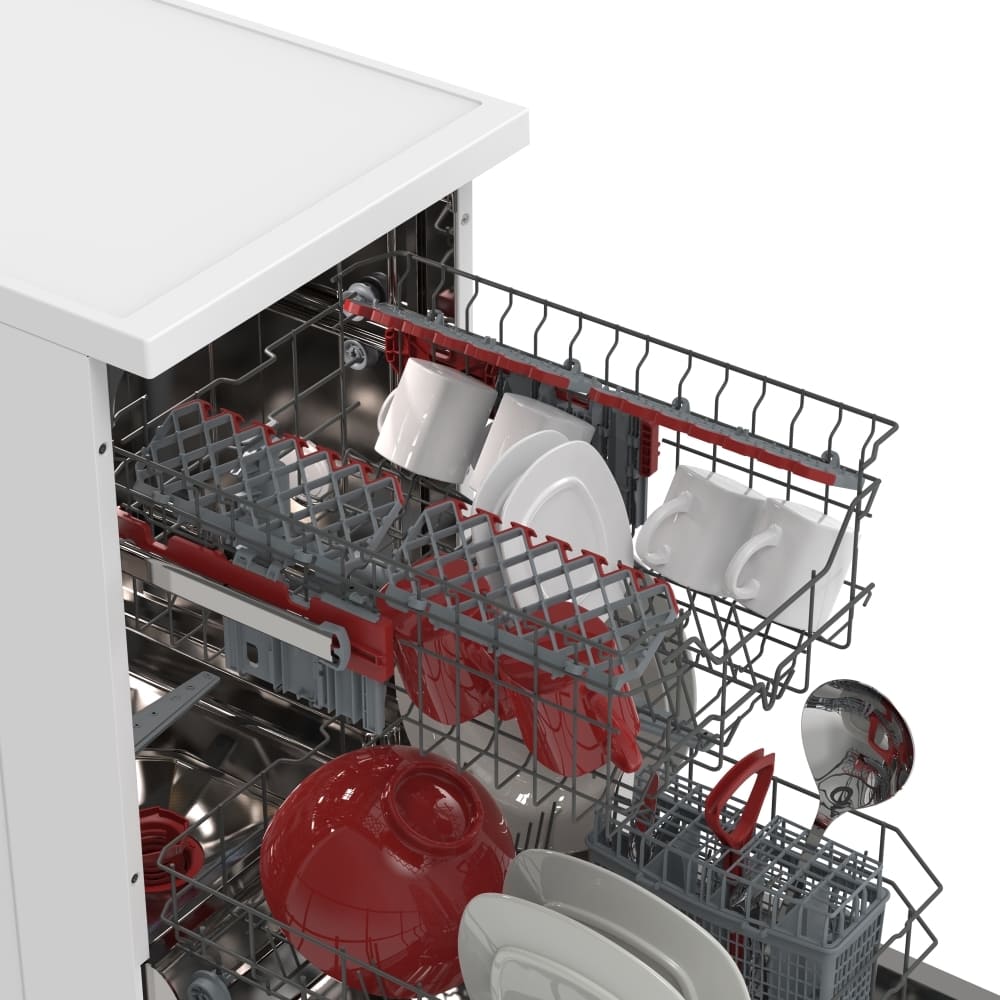 45cm Freestanding Slimline Dishwasher - Sharp QW-NS1CF49EW-EN - London Houseware -6