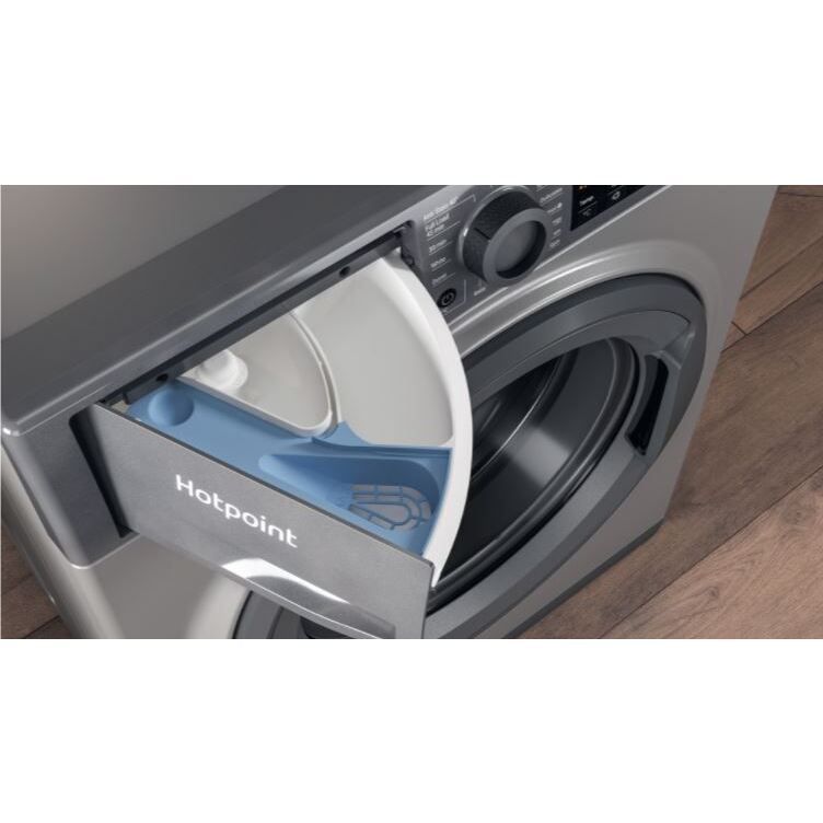 Hotpoint Washing Machine 7Kg in Grey - NSWF 743U GG UK N - London Houseware - 6