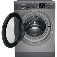 Hotpoint Washing Machine 9kg in Grey, Freestanding – NSWF 945C GG UK N - London Houseware - 3