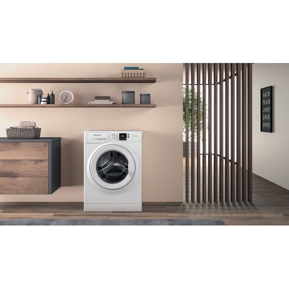 Hotpoint Washing Machine 9Kg in White, Freestanding – NSWF 945C W UK N - London Houseware - 6