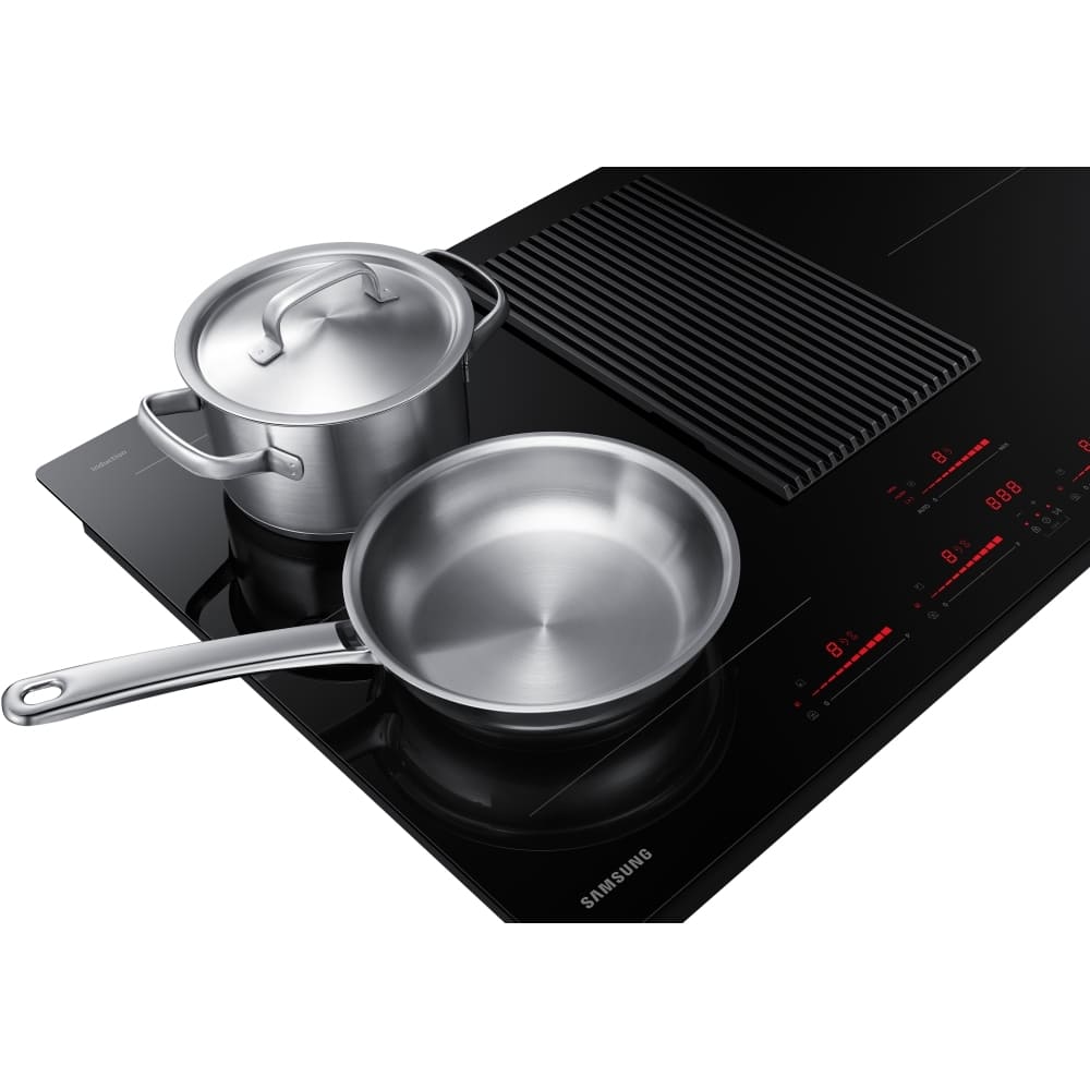 83cm Black Vented Induction Hob, Frameless - Samsung NZ84T9747VK - Naamaste London Homewares - 8