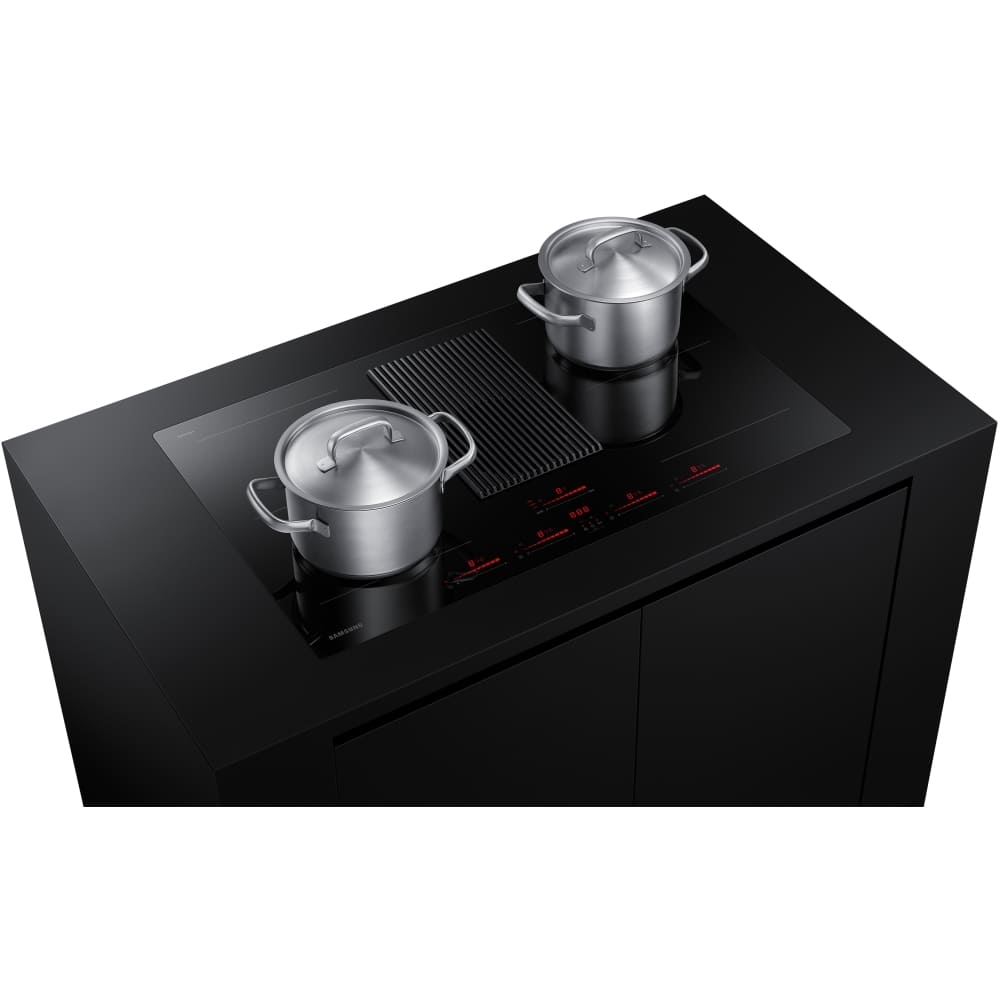 83cm Black Vented Induction Hob, Frameless - Samsung NZ84T9747VK - Naamaste London Homewares - 11