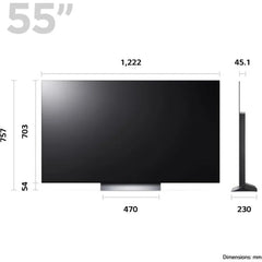 LG Smart TV, 55 Inch OLED evo C3 - OLED55C36LC - London Houseware - 2