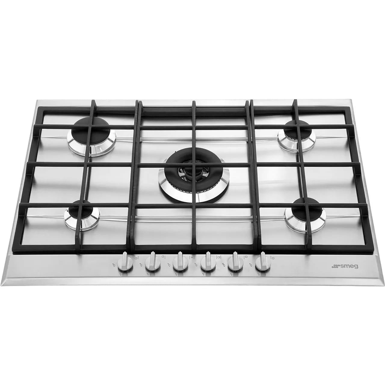 Cucina Smeg Gas Hob 5 Burner Stainless Steel - P272XGH - London Houseware - 5