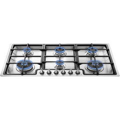 90cm Classic 6 Burner Gas Hob - Smeg PGF962 - London Houseware - 3