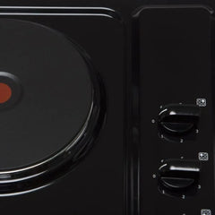 SIA PHP601BL - 60cm Black 4 Zone Solid Plate Electric Hob - London Houseware - 4