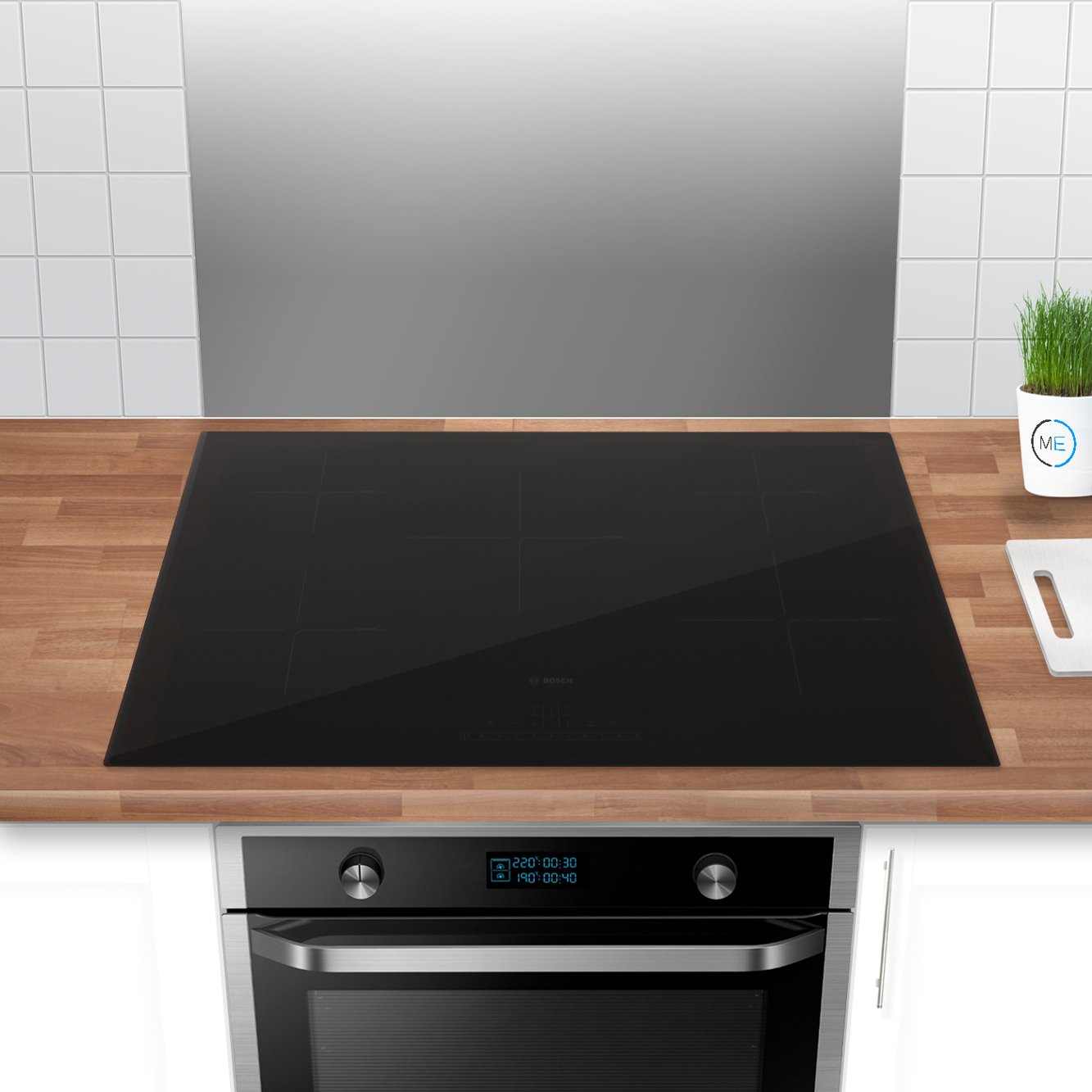 80cm 4 Zone Bosch Induction Hob, Black - PIV851FB1E Series 6 - Naamaste London Homewares - 7