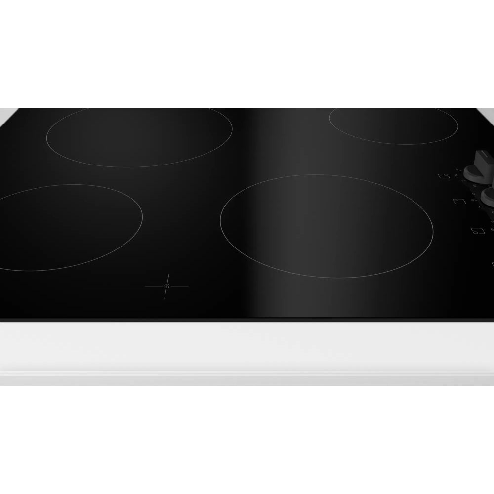 59cm 4 Zone Electric Ceramic Hob, Black - Bosch PKE611CA3E Series 2 - Naamaste London Homewares - 3