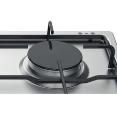 59cm Inox 4 Burner Gas Hob - Hotpoint PPH 60P F IX UK - Naamaste London Homewares - 2