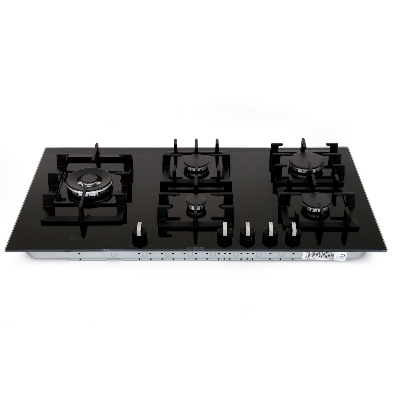 90cm Bosch 5 Burner Gas Hob Black - PPS9A6B90 Series 6 - Naamaste London Homewares - 10