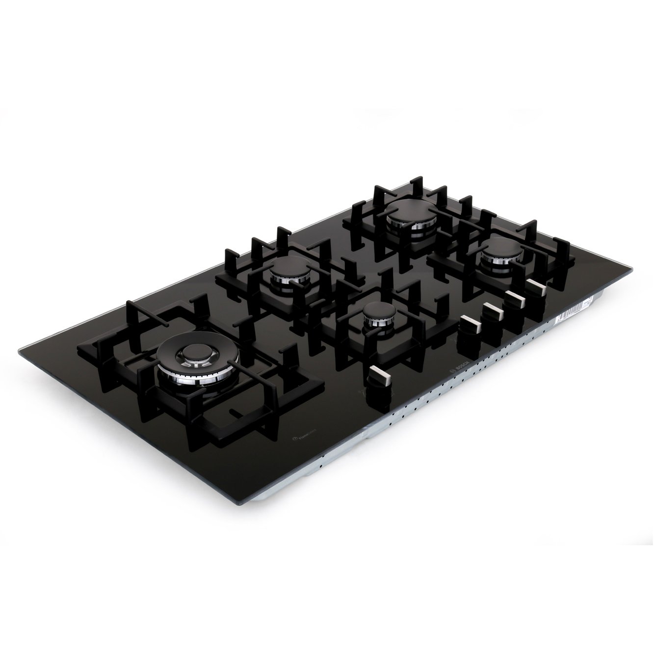 90cm Bosch 5 Burner Gas Hob Black - PPS9A6B90 Series 6 - Naamaste London Homewares - 9