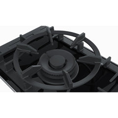 30cm Domino Bosch Gas Hob, Single Burner Black on Glass - PRA3A6B70 Series 8 - Naamaste London Homewares - 4