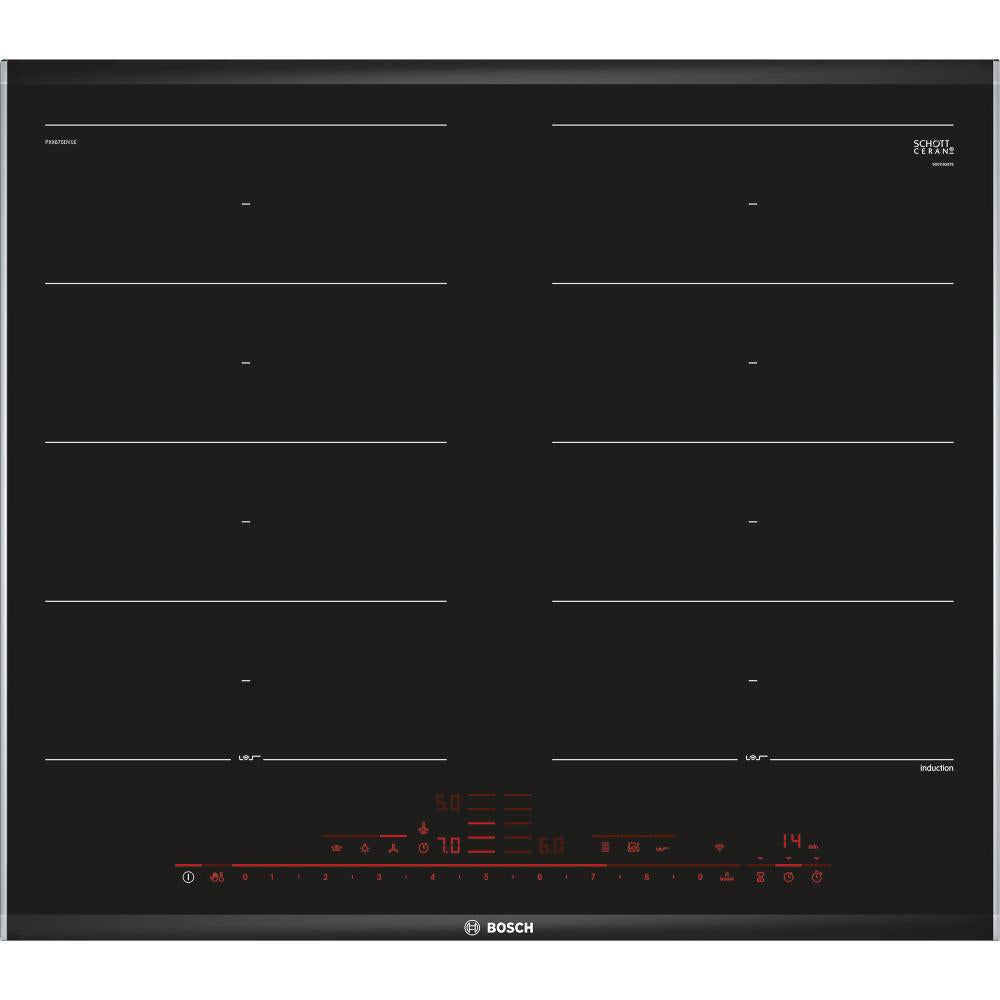 61cm Bosch Induction Hob, Profile Trim - PXX675DV1E Series 8 - Naamaste London Homewares - 1