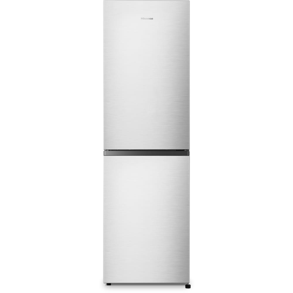 256L Freestanding Fridge Freezer, 50/50, Stainless Steel - Hisense RB327N4BCE - London Houseware -1