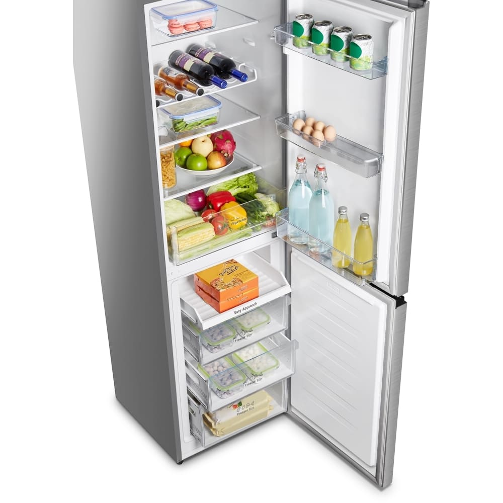 256L Freestanding Fridge Freezer, 50/50, Stainless Steel - Hisense RB327N4BCE - London Houseware - 4