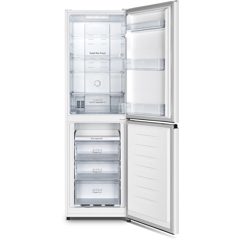 256L Freestanding Fridge Freezer, 60/40, White - Hisense RB327N4BWE- London Houseware - 2