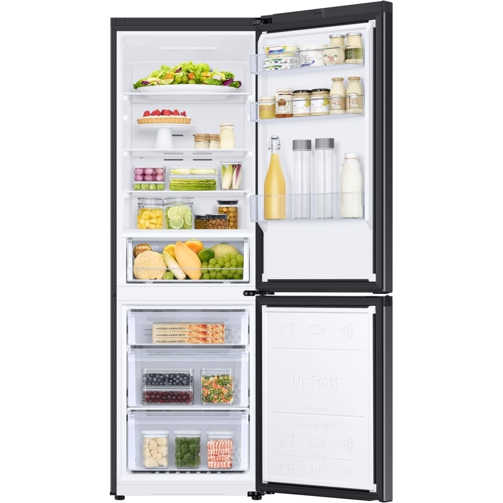 344L SpaceMax Samsung Fridge Freezer, 70/30, Black - RB34C600EBN Series 5 - London Houseware - 5