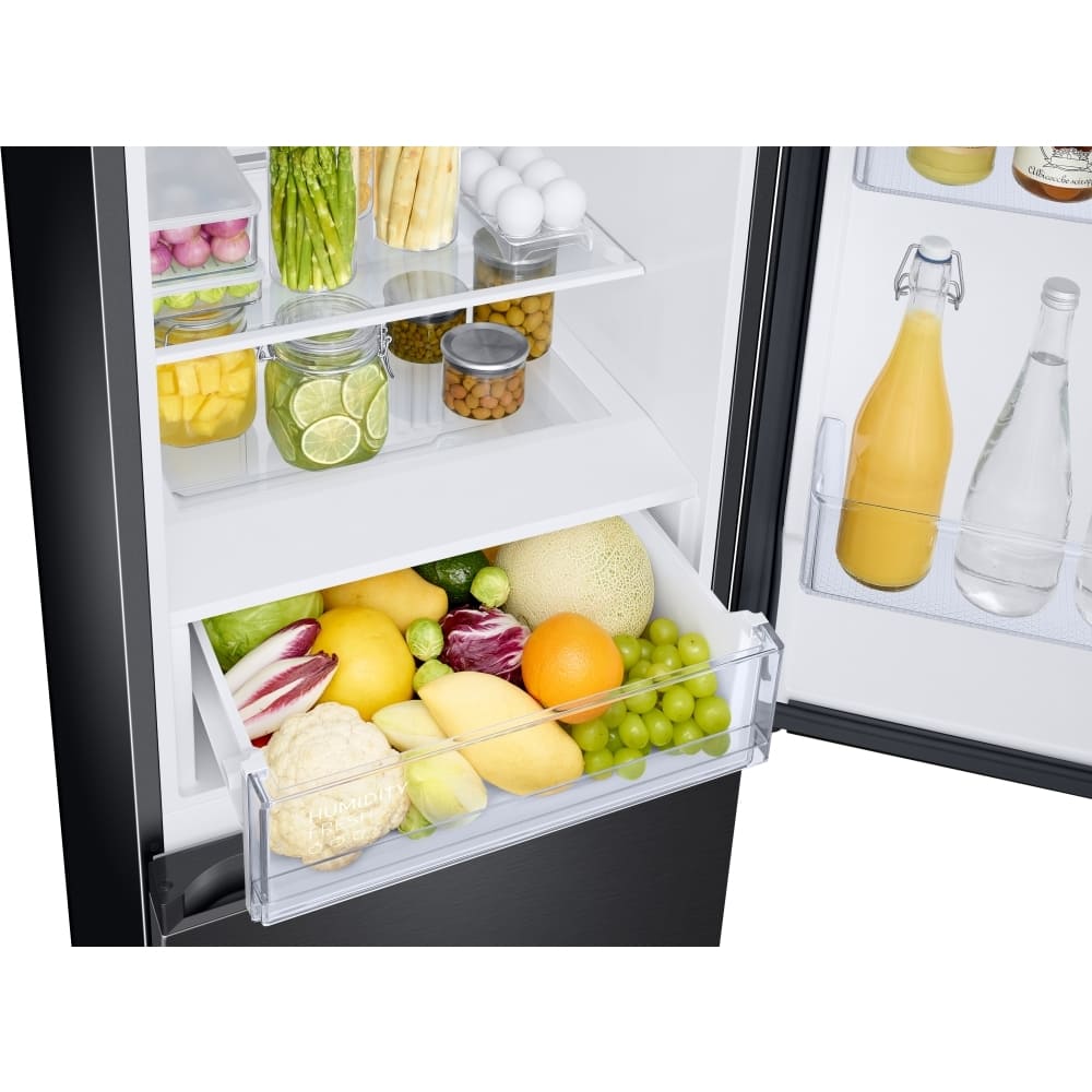 344L SpaceMax Samsung Fridge Freezer, 70/30, Black - RB34C600EBN Series 5 - London Houseware - 4