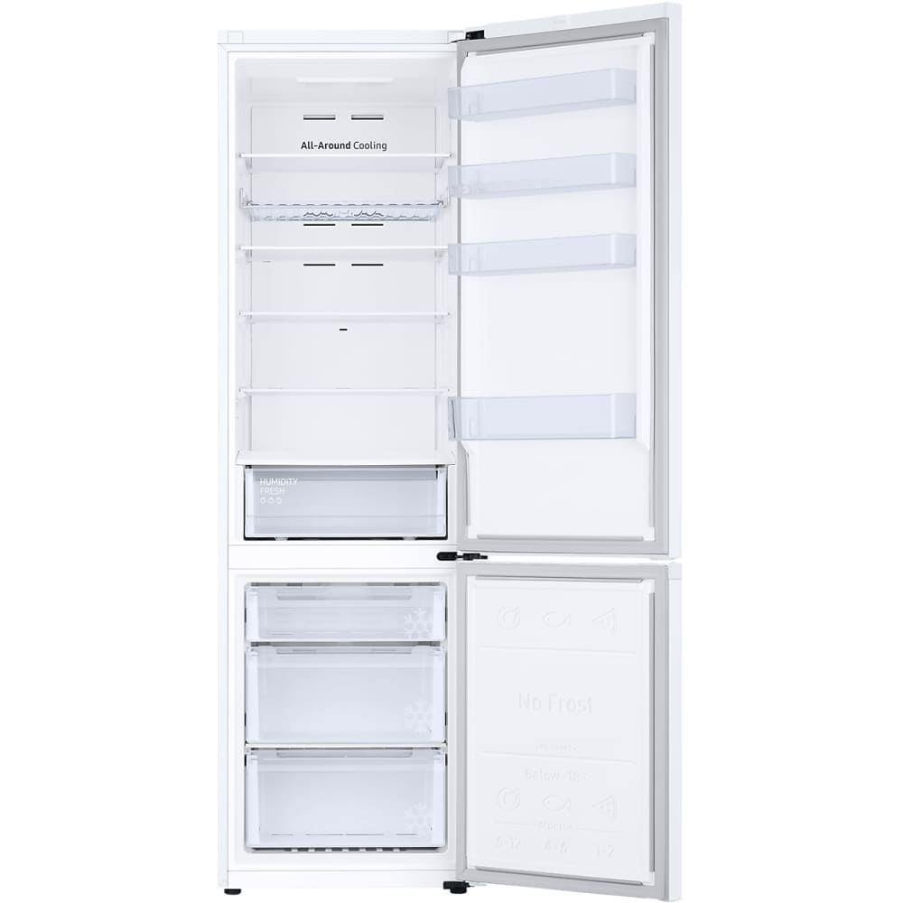 390L SpaceMax No Frost Samsung Fridge Freezer, 80/20, White - RB38C602CWW Series 5 - London Houseware - 3