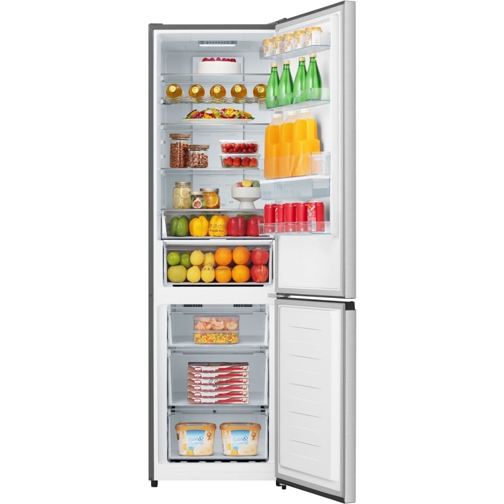 336L No Frost Hisense Fridge Freezer, 70/30, Stainless Steel - RB435N4WCE - London Houseware - 3