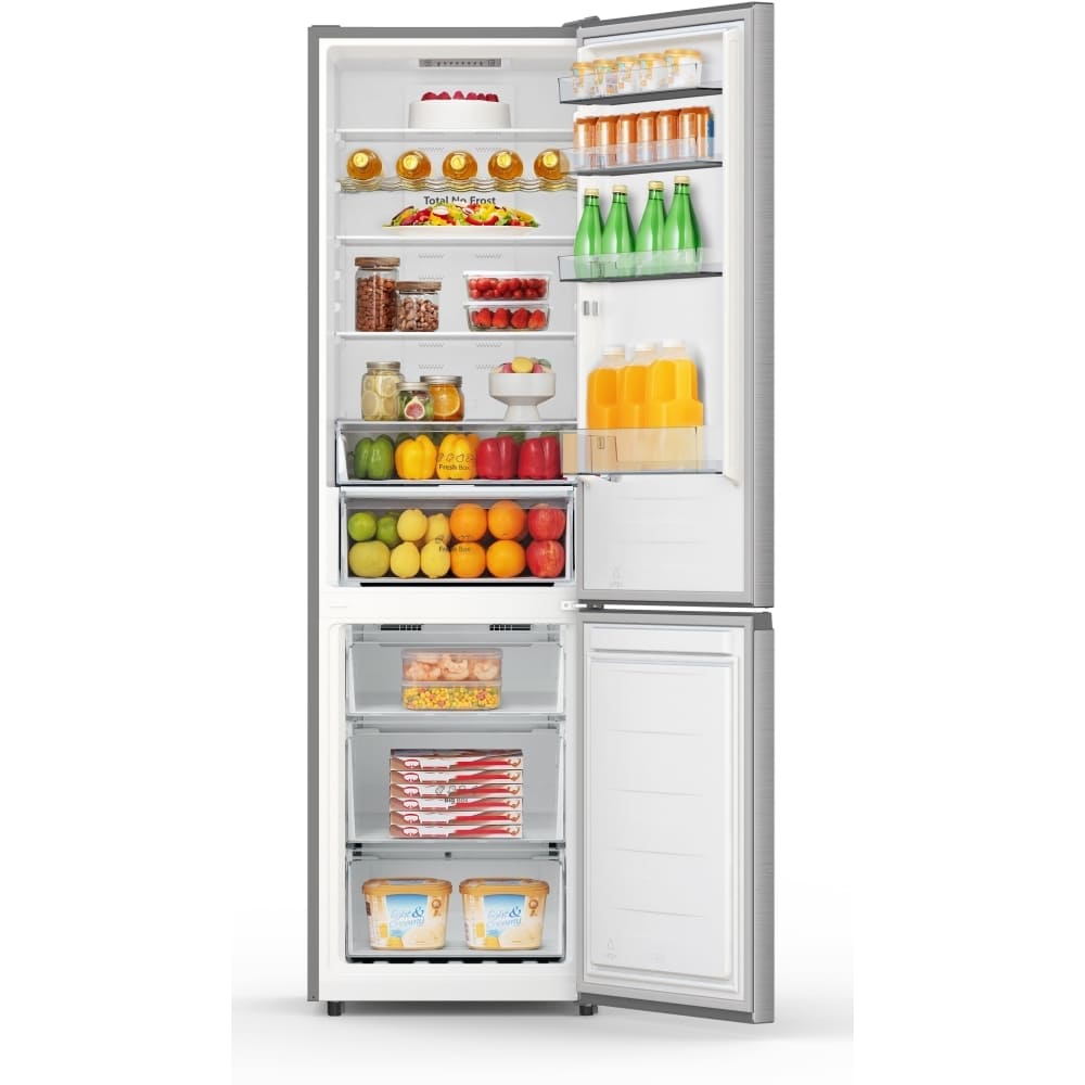 336L Total No Frost Hisense Fridge Freezer, 70/30, Stainless Steel - RB440N4ACA - London Houseware - 6