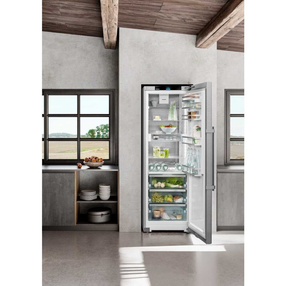 60cm Freestanding Tall Larder Fridge, Silver - Liebherr RBsdd5250 - London Houseware -11