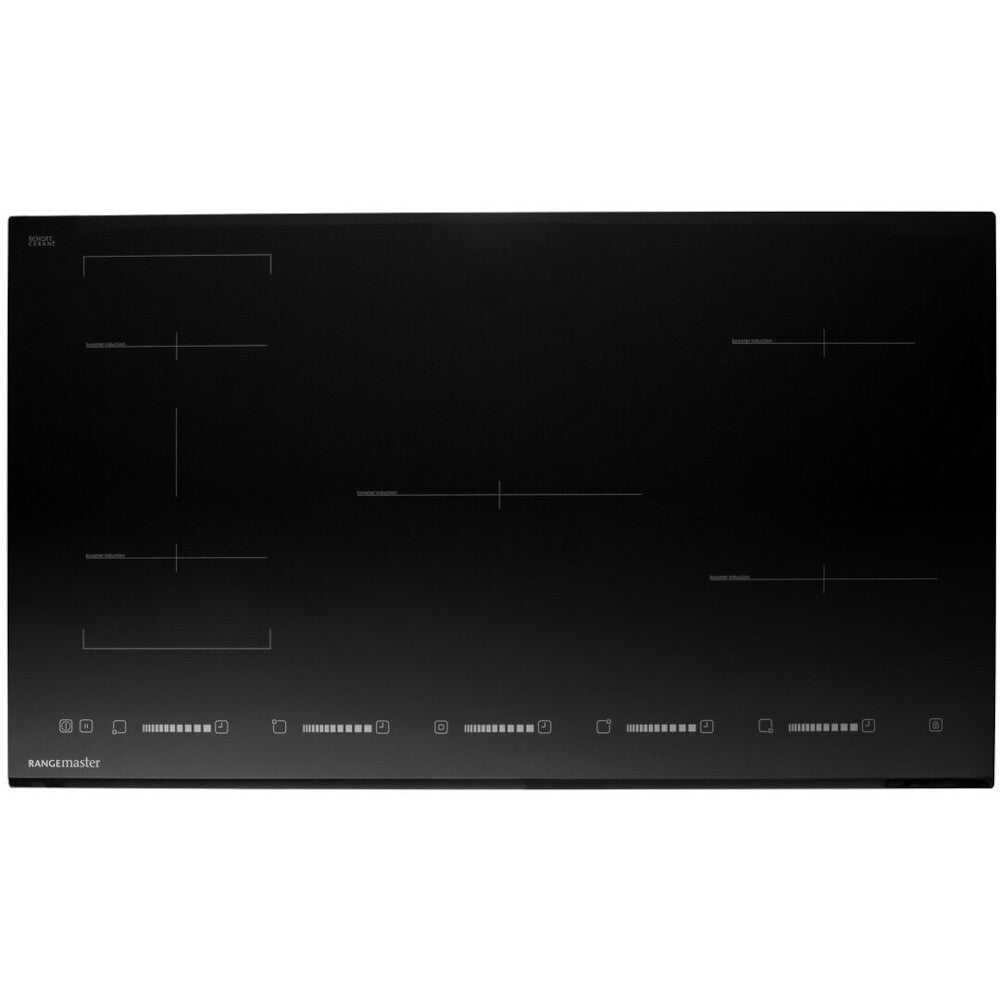 90cm 4 Zone Induction Hob Eclipse, Black - Rangemaster RMB90HPEIBLGL - Naamaste London Homewares - 1