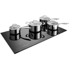 90cm 4 Zone Induction Hob Eclipse, Black - Rangemaster RMB90HPEIBLGL - Naamaste London Homewares - 3