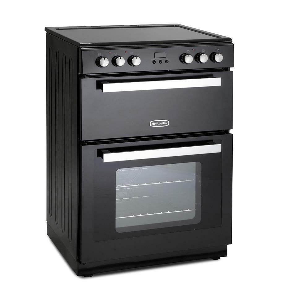 60cm Electric range Cooker/Freestanding – Montpellier RMC61CK - London Houseware - 5