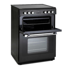 60cm Electric range Cooker/Freestanding – Montpellier RMC61CK - London Houseware - 4