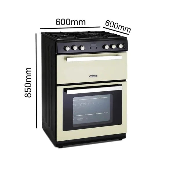 Electric Double Oven With Hob – Montpellier RMC61DFC - London Houseware - 2