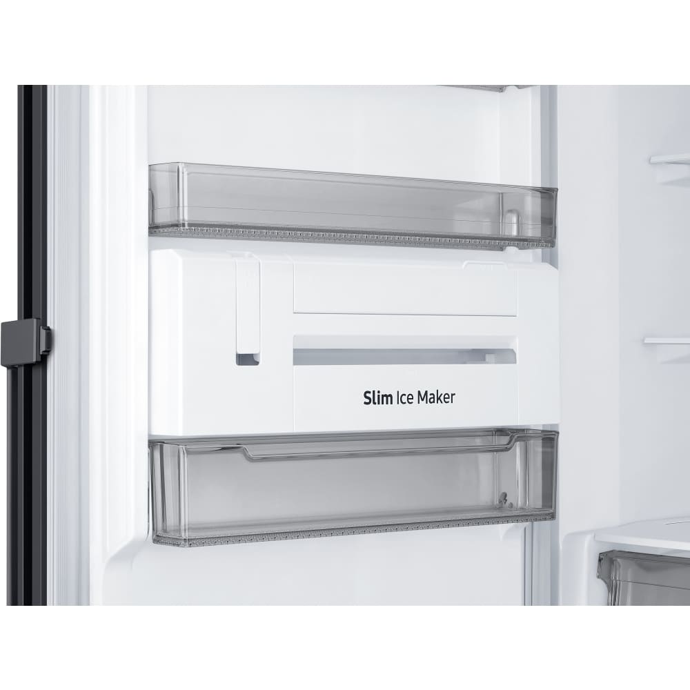 323L Bespoke Tall Freezer One Door, Clean Black - Samsung RZ32C76GE22 - Naamaste London Homewares - 4