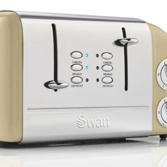 Swan Retro 4 Slice Toaster Cream – ST34020CN - London Houseware - 3