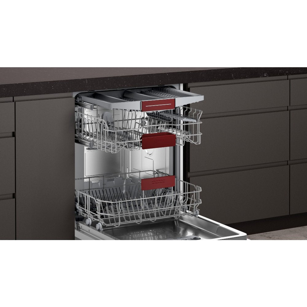 Neff Integrated Dishwasher, 60cm White - S155HVX15G - London Houseware - 4