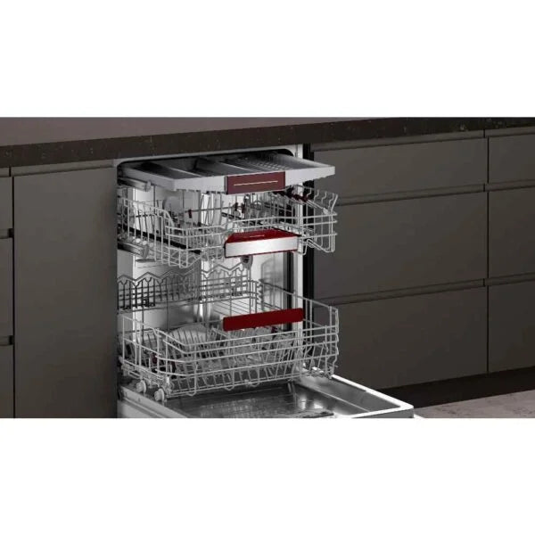 Neff Integrated Dishwasher, Black Fully Built-In - S189YCX02E - London Houseware - 3