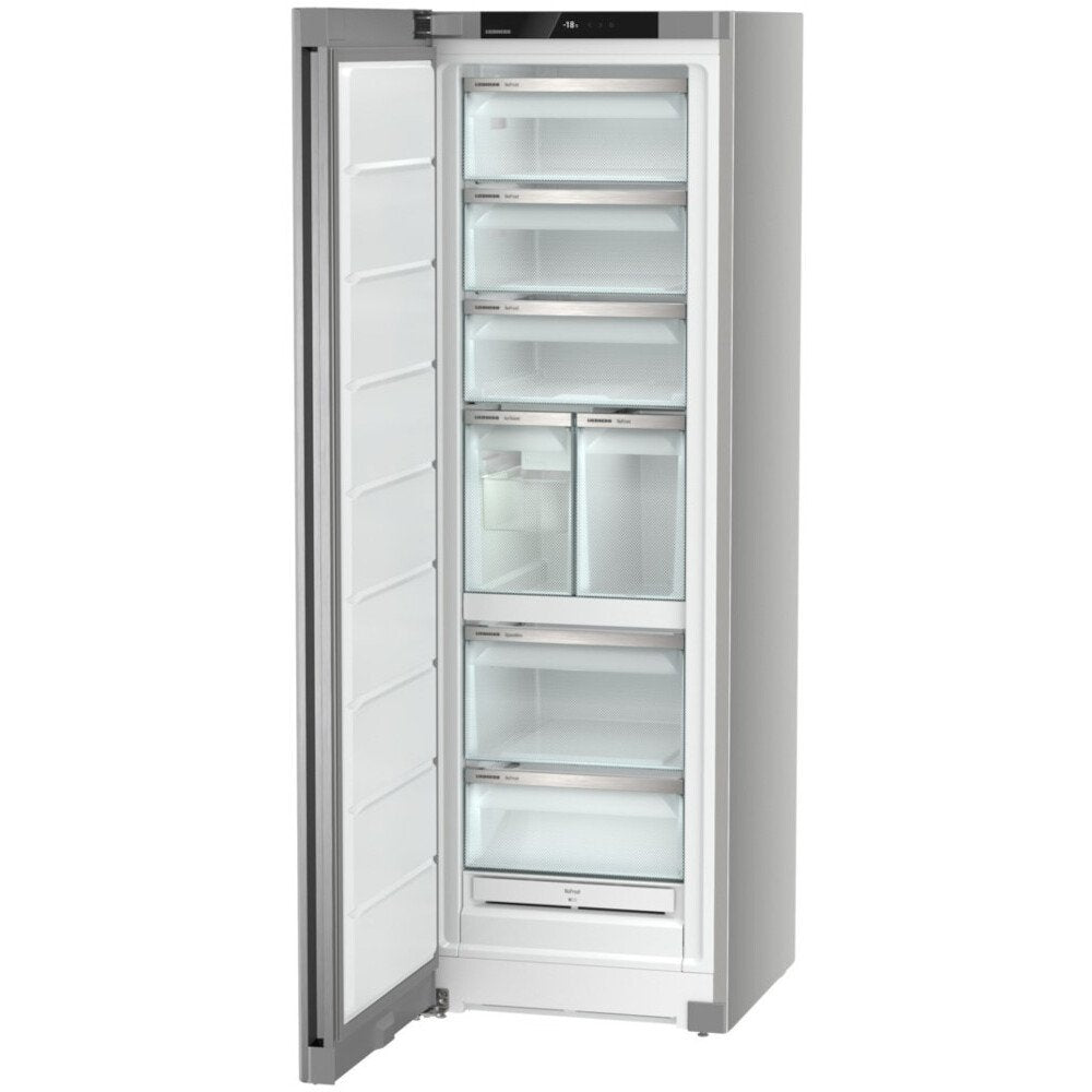 278L No Frost Tall Freezer, Silver - Liebherr SFNsfe5247 - Naamaste London Homewares - 7