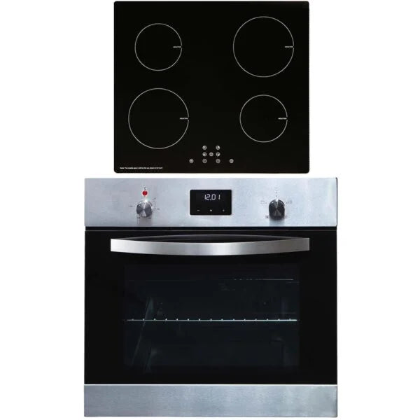 SIA 60cm 4 Zone Induction Hob & SS Digital Built In Electric Oven - London Houseware - 1