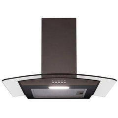 SIA 60cm Black Built In Double Oven, 4 Zone Touch Ceramic Hob & Cooker Hood - London Houseware - 4