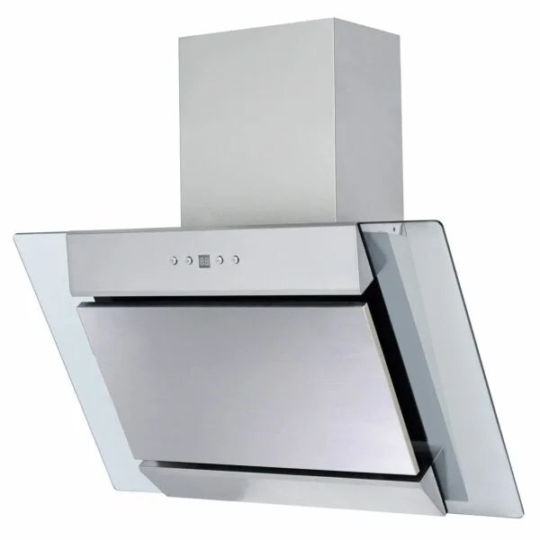 70cm Angled Cooker Hood - Stainless Steel - SIA AGL71SS - London Houseware - 1