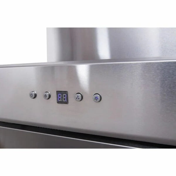 70cm Angled Cooker Hood - Stainless Steel - SIA AGL71SS - London Houseware - 3