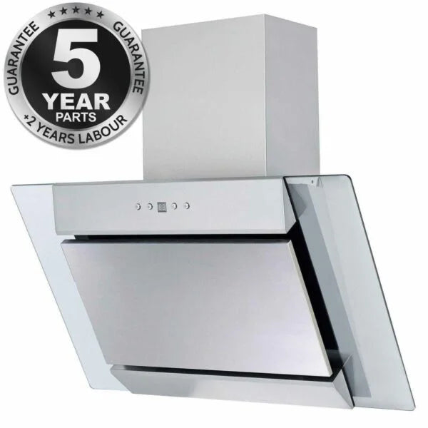 70cm Angled Cooker Hood - Stainless Steel - SIA AGL71SS - London Houseware - 2