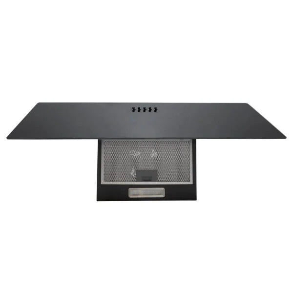 Cooker Hood Extractor Fan Angled Chimney , Black - SIA AH90BL - London Houseware - 3