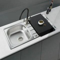 Kitchen Sink / 1.0 Bowl Reversible Stainless Steel- SIA BAILE10SS - London Houseware - 4