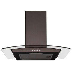 Black 13 Function Single Fan Oven, 70cm 5 Burner Gas Hob & Curved Cooker Hood - London Houseware - 3