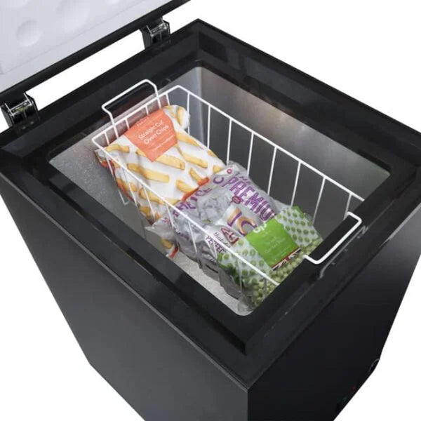 SIA CHF100B - 48cm Black Freestanding Slimline Chest Freezer - London Houseware - 5